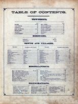 Table of Contents, Lebanon County 1875